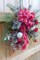 Red and White Christmas Rose wreath product 5
